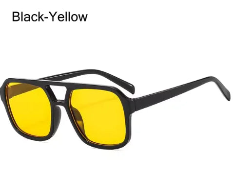 Vintage Rectangle UV400 Sunglasses