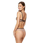 Sheer Mesh Demi Cup Bra Gorteks Rumi