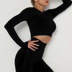 Seamless Long Sleeve Activewear Top for Women