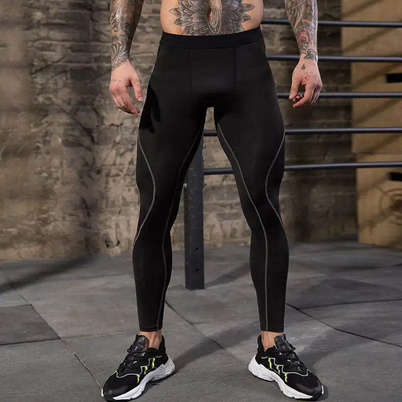 Men's Fitness Running Leggings - Stylish Training Pants