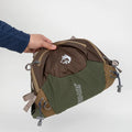 Lightweight 35L Hiking Backpack Breathable Camping Green
