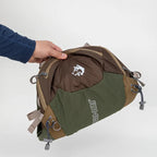 Lightweight 35L Hiking Backpack Breathable Camping Green