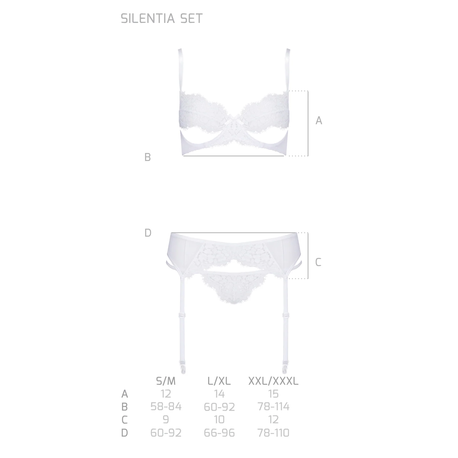 Sexy Seducing 3 Piece Lacy Lingerie Set Avanua Silentia