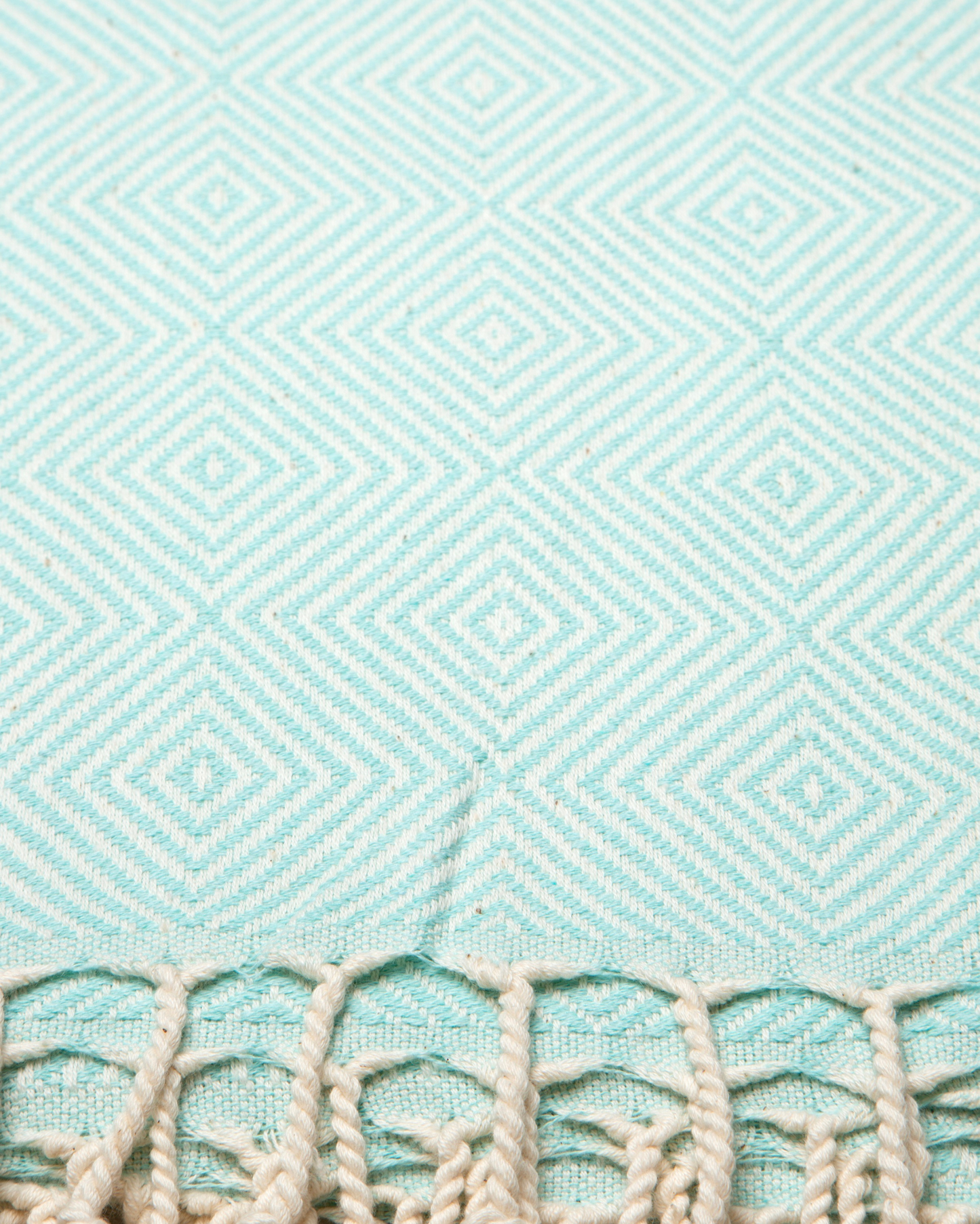 CRYSTAL Beach Towel, Turkish Hammam Towel, Spa & Sauna Towel - Mint