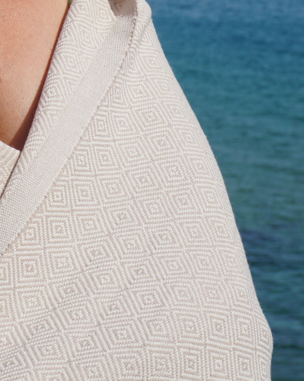 DIAMANT Hammam Towel, Beach Towel, Pestemal - Beige