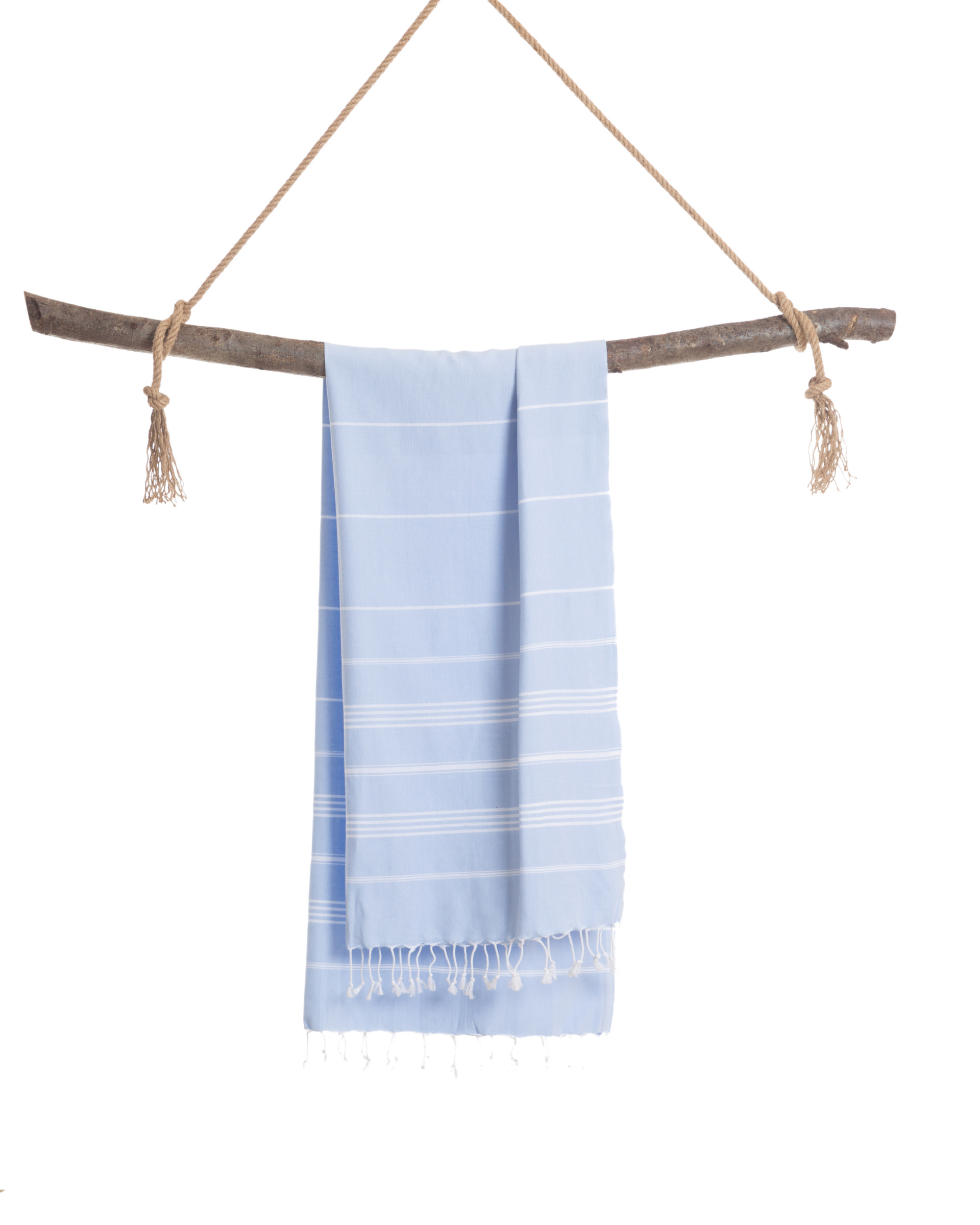AMARA Hammam Beach Towel, Peshtemal, Made of Cotton - Light Blue