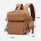 9L Tactical Sport Backpack Bug Out Bag Khaki