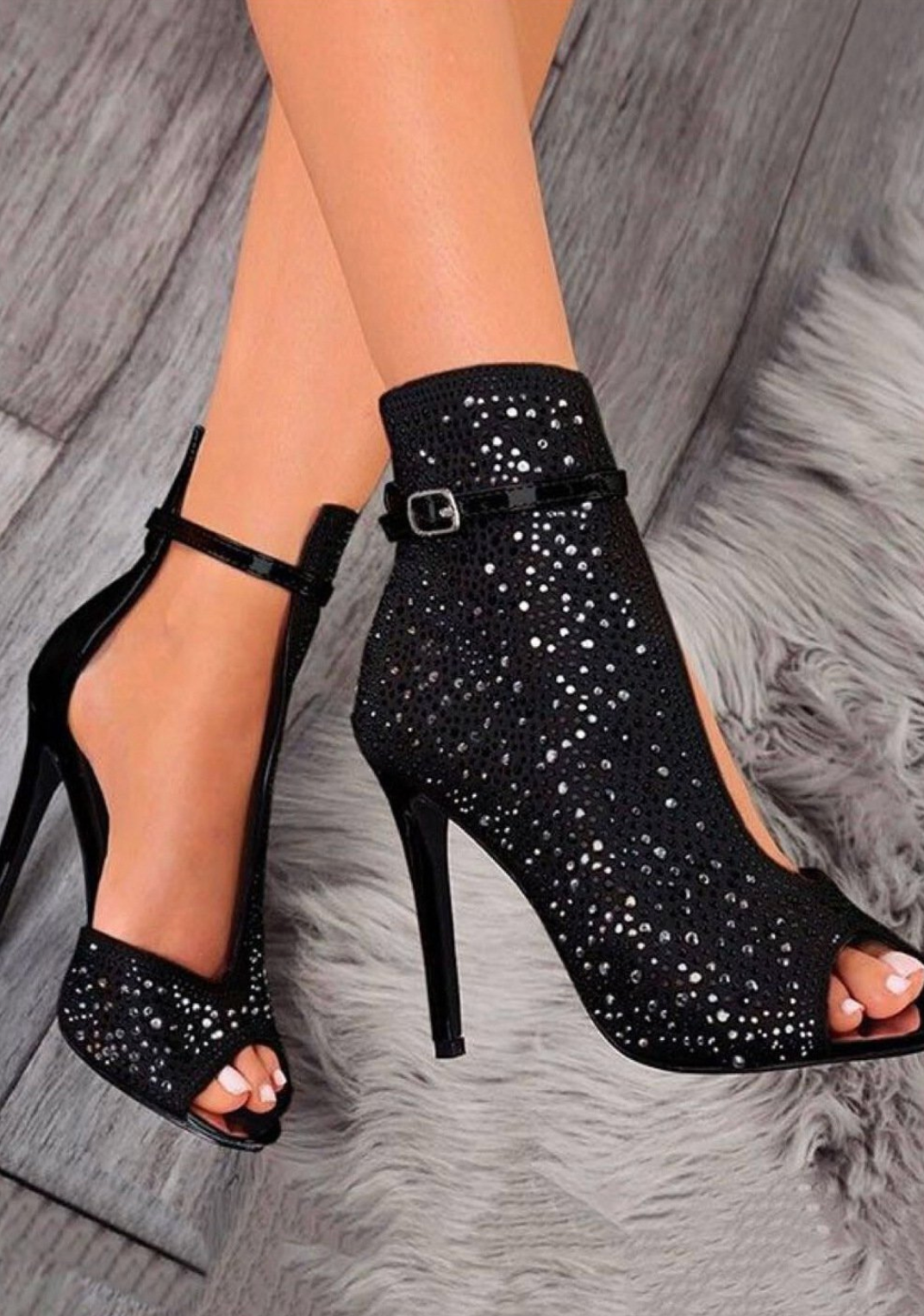 Pumps Crystal High Heels For Women