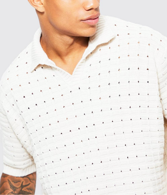 Men's Polo – Miami Vice Knitted Shirt