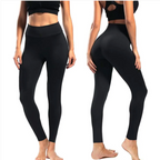 Leggings mit hoher Taille | Schwarz