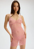 Sheer Stretch Slip Blush The Lace Rose