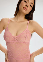 Sheer Stretch Slip Blush The Lace Rose
