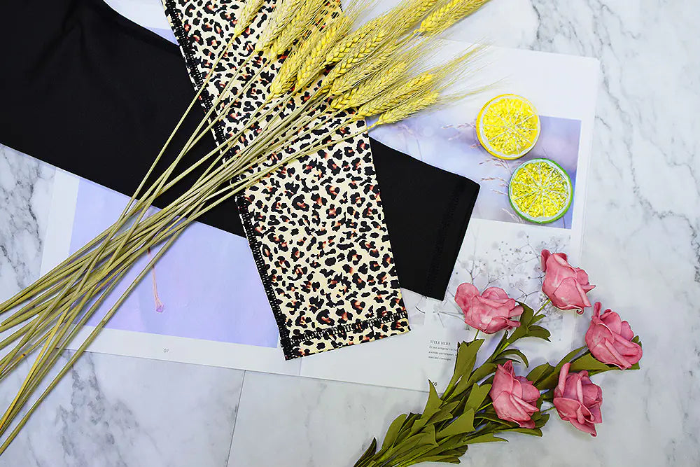 New Women's Leopard Print Yoga Set for Fitness