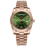 Fashion Men's Quartz Watch with Solid Stainless Steel Strap