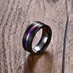 Schwarzer Wolframring