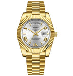 Fashion Men's Quartz Watch with Solid Stainless Steel Strap