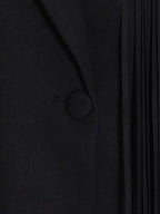 Schwarzer Blazer mit Quasten