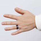 Schwarzer Wolframring