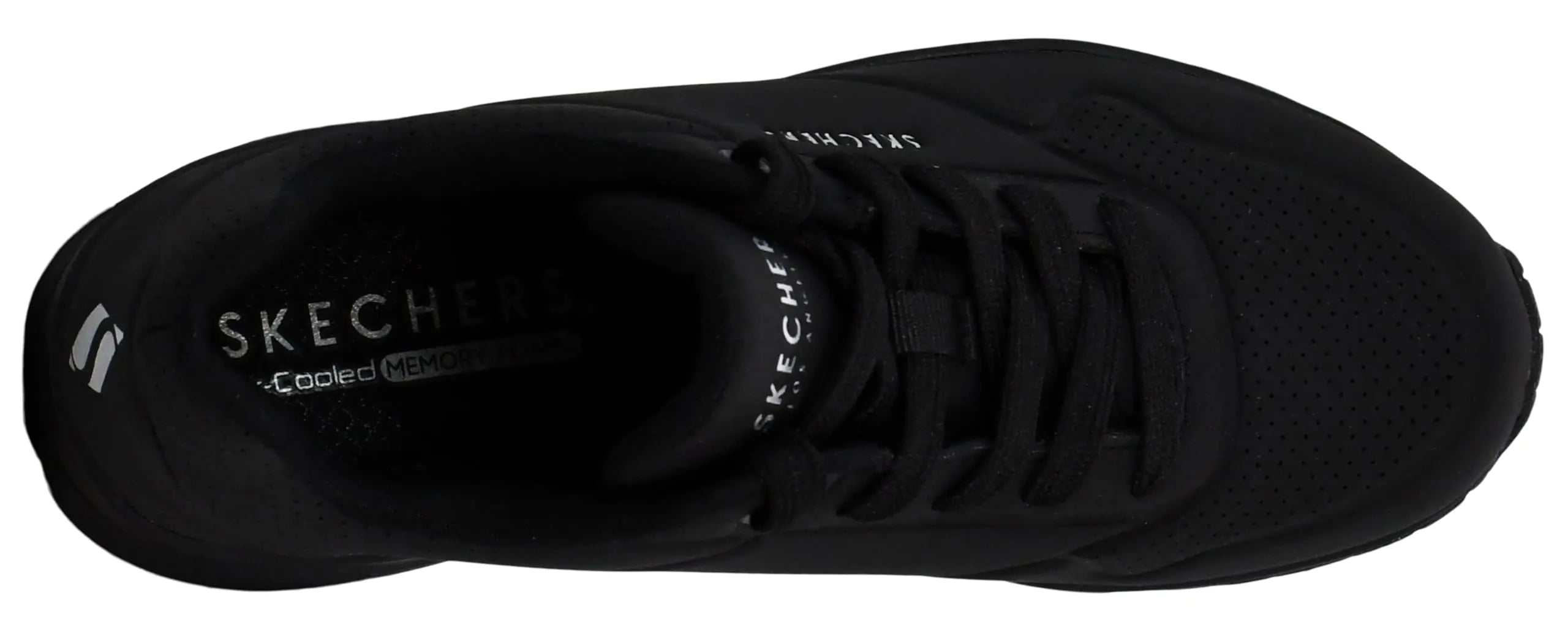 Skechers Womens Uno - Night Shades 11 Black/Black