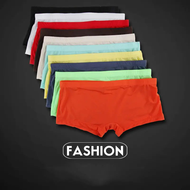 Men's Ice Silk Thin Semitransparent Underwear