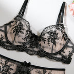 Wholesale Romantic Bra and Panty Set with Lace Garter Bra SHow