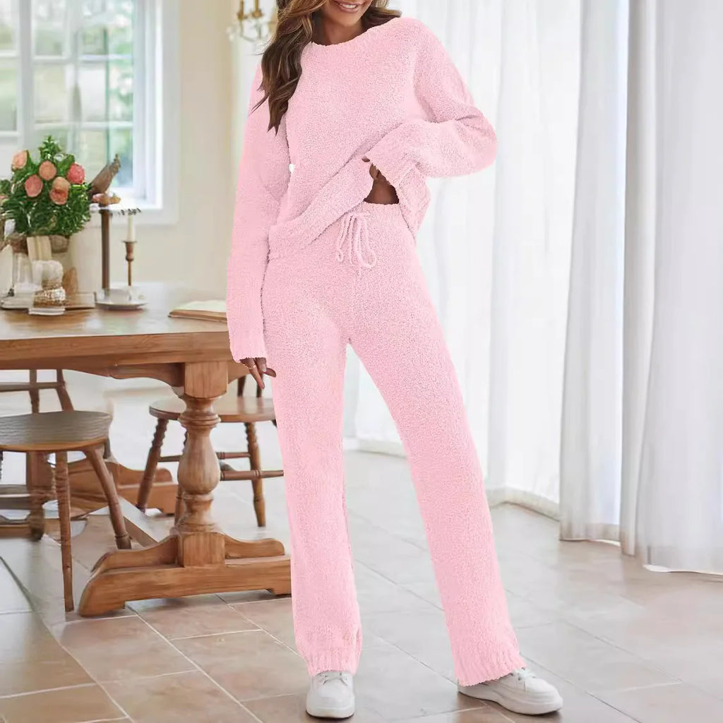Women's Long Sleeve Trousers Warm Suit