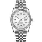 Men's And Women's Student Calendar Room Gold Watch