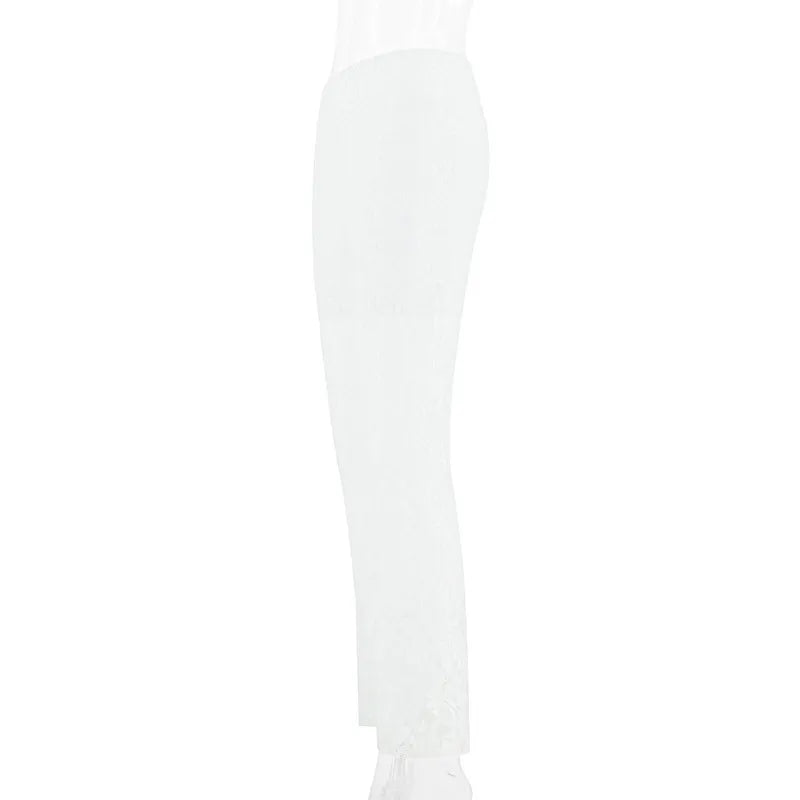 Sexy Lace Straight Trousers