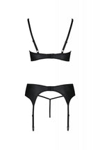 Sexy Open Cup Bra & Sheer Lace Garter String Set Passion Astrida