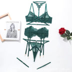 Women's Halter Garter Lingerie Set