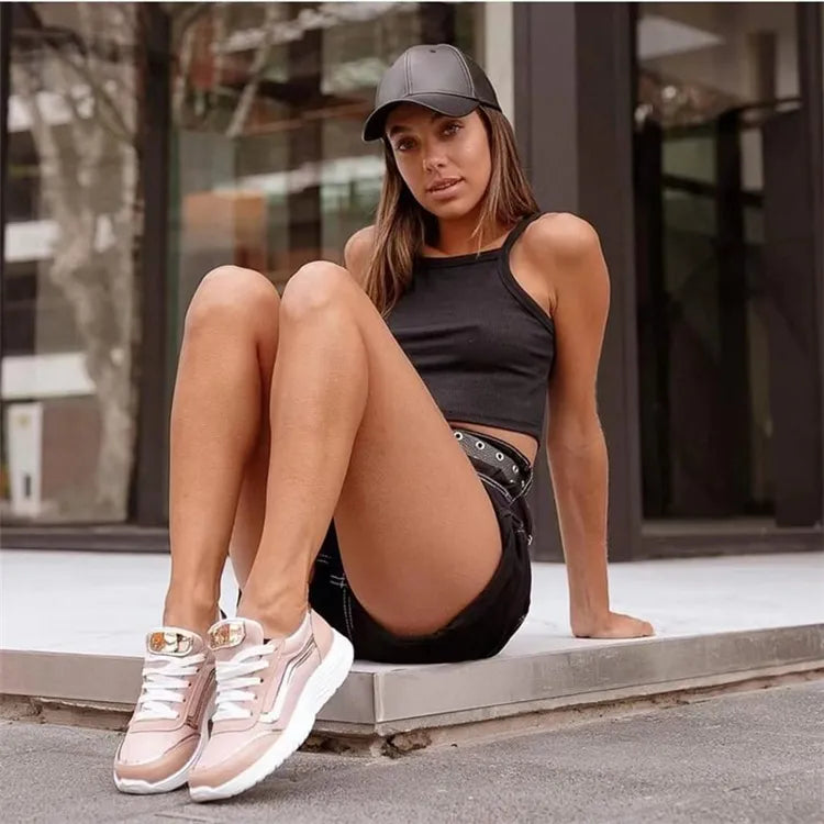 Women's Lace-Up Sports Shoes