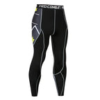 Men’s Athletic Long Sleeve Training Set – Performance Top & Tights for Gym and Combat Sports
