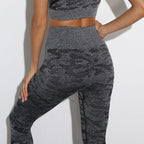 Camo Fitness Sport Yoga Pants High Waist Seamless Leggings Booty Lifter Leggins Gym Activewear Running Tights Workout Wear