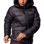 Columbia Womens Harmony Falls Hooded Down Jacket Black Medium