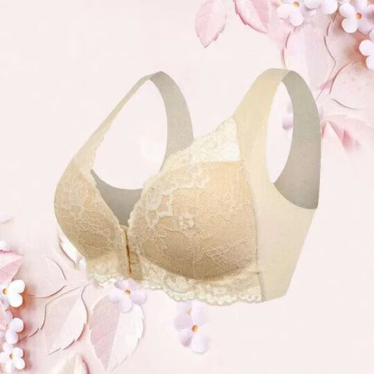 Women's Breathable Lace Non-Steel Ring Bra