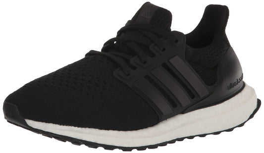 adidas Ultraboost 1.0 Running Shoe Black/Black/Beam Green 6 US Unisex Big Kid