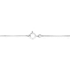 .925 Sterling Silver Treated Black Round-Cut Solitaire 4-Prong Set Diamond 18" Pendant Necklace