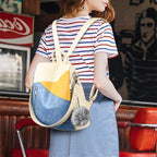 Women's Fashion Soft Leather Backpack - Large Capacity