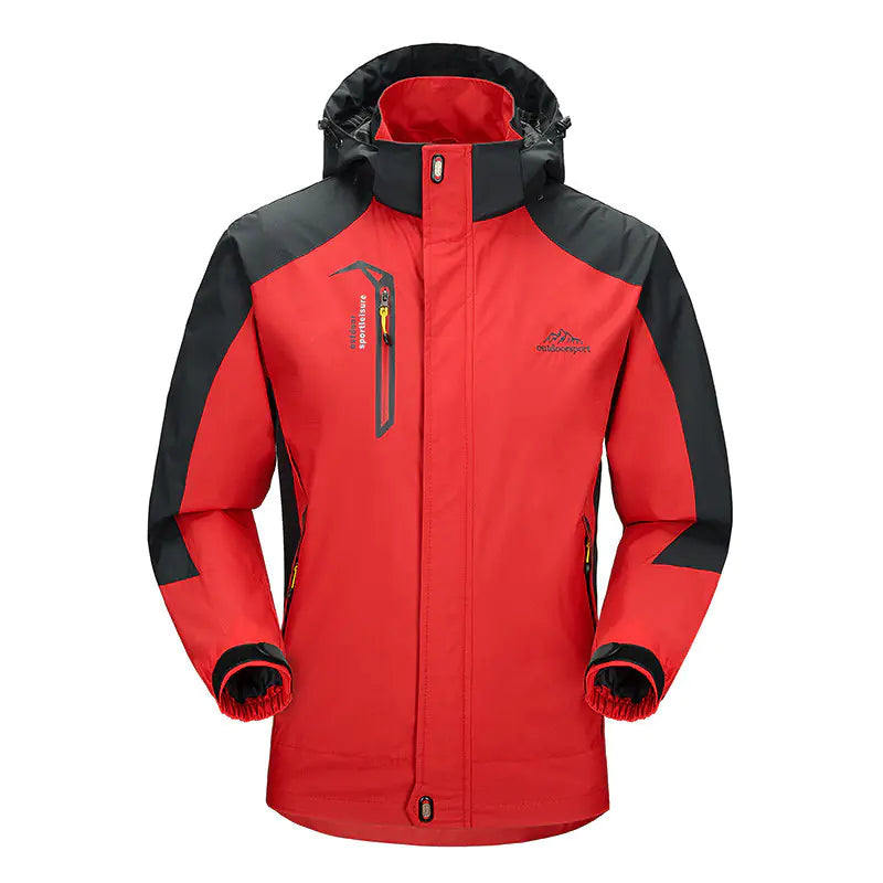 Plus Size Outdoor Men's and Women's Hooded Jackets