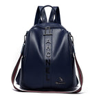 Fashion Women's Casual Large Capacity Leather Backpack
