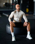 Half-Zip Fitness T-Shirt