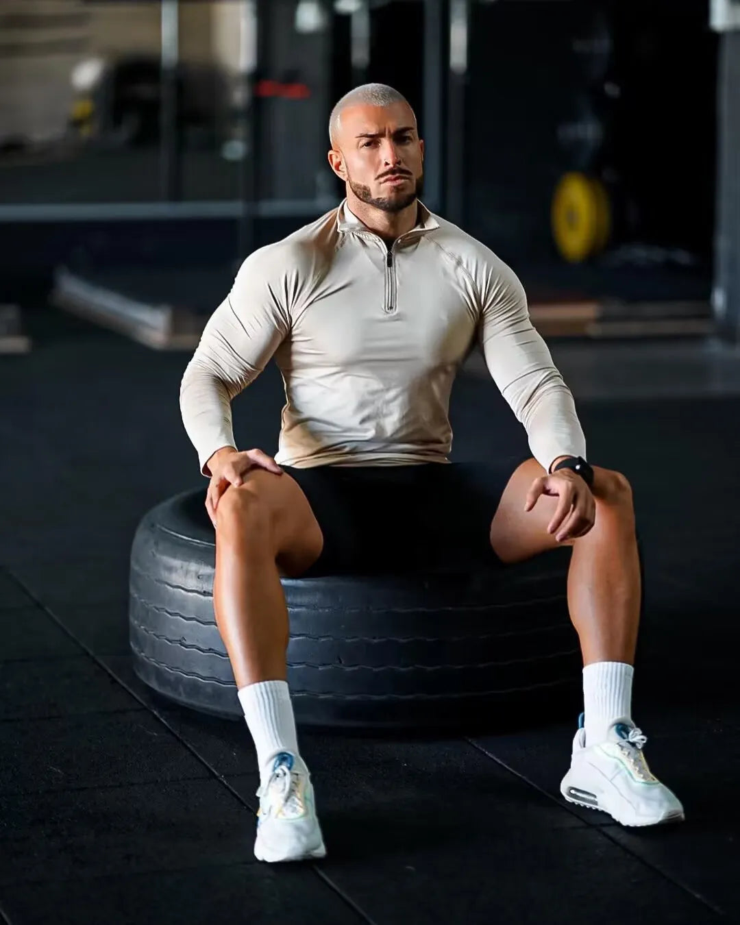 Half-Zip Fitness T-Shirt