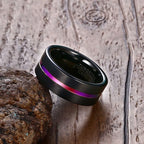 Schwarzer Wolframring