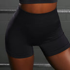 Seamless Knit Sports Bra and High-Waist Yoga Set