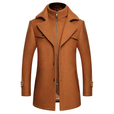 Men's Wool Overcoat (Double Layered)