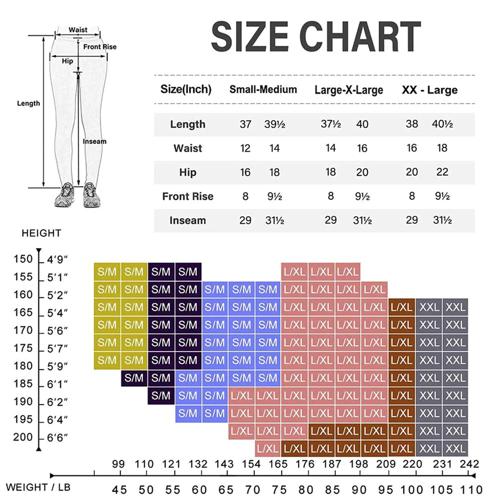 Leggings mit hoher Taille | Schwarz