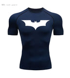 Mens T-shirt Long Sleeve Compression Shemd Sun Protection