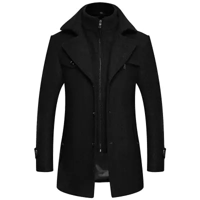 Men's Wool Overcoat (Double Layered)