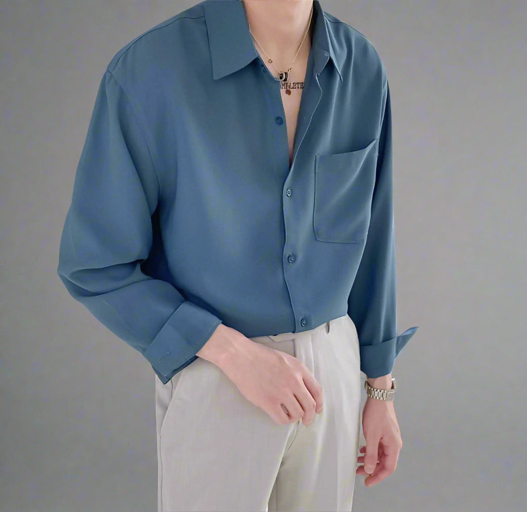 Casual Button Long Sleeve Shirt