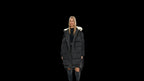 Orolay Damen Lange Daunenjacke Winter Pufferjacke Warmer Mantel mit Kunstpelzkragen Schwarz Klein